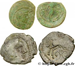 Gaule Celtique Lot d’une drachme et d’un bronze CONTOVTOS