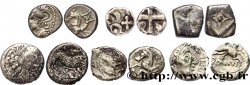 Gallia Lot de 3 drachmes et 3 deniers
