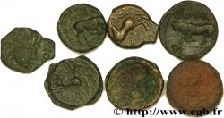 Gallia Lot de 7 bronzes variés