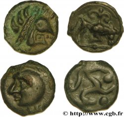 GAULE BELGIQUE - CELTIQUE Lot de 4 potins