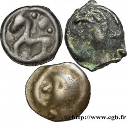 GAULE BELGIQUE - CELTIQUE Lot de 3 potins