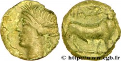 MASSALIA - MARSEILLES Petit bronze au taureau passant (hémiobole)