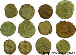 GALLIA - BELGICA - BELLOVACI (Región de Beauvais) Lot d’étude - 12 bronzes au personnage courant et assimilés