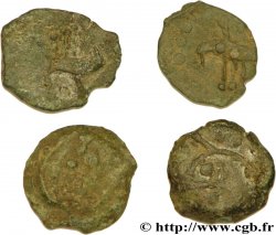 BITURIGES CUBI, UNSPECIFIED Lot de quatre petits bronzes au sanglier - de Levroux