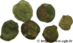 BITURIGES CUBI, UNBEKANNT Lot de Six bronzes variés - de Levroux