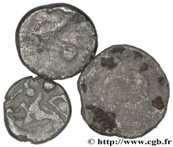 GALLIA - MID-WEST, UNSPECIFIED Lot de 3 drachmes