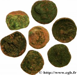SANTONES (Area of Saintes) Lot de 7 bronzes CONTOVTOS (quadrans)