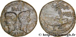 AUGUSTE et AGRIPPA Dupondius COL NEM (as)