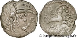 GALLIEN - AULERCI EBUROVICES (Region die Évreux) Denier d argent scyphate dit au sanglier