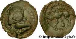 GALLIA - BELGICA - BELLOVACI (Regione di Beauvais) Bronze au personnage agenouillé et au sanglier
