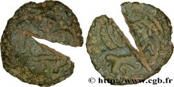 BITURIGES CUBI, UNBEKANNT Bronze au loup et au pégase, à l’S, cisaillé