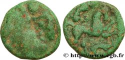 GALLIA BELGICA - AMBIANI (Regione di Amiens) Bronze au cheval et à l’aurige, type de Chilly