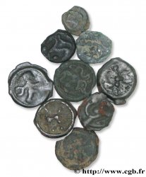 GAULE BELGIQUE - CELTIQUE Lot de 9 potins