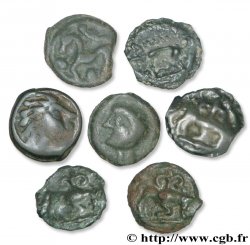 GALLO-BELGIAN - CELTIC Lot de 7 potins