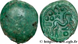 GALLIA BELGICA - AMBIANI (Area of Amiens) Statère d or uniface en bronze