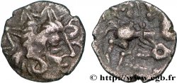 CORIOSOLITES (Région de Corseul, Cotes d Armor) Quart de statère de billon, classe VI avers, hybride Vb revers