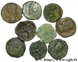 Gallia Lot de 9 bronzes
