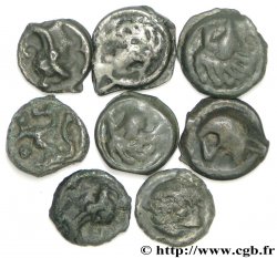 GAULE BELGIQUE - CELTIQUE Lot de 8 potins
