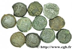 SÉNONS (région de Sens) Lot de 11 bronzes à l’oiseau, classes variées