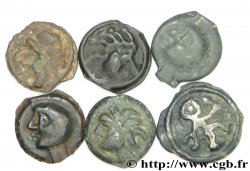 SÉNONS (région de Sens) Lot de 6 potins