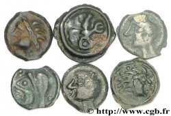 SÉNONS (région de Sens) Lot de 6 potins