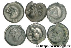 SÉNONS (région de Sens) Lot de 6 potins
