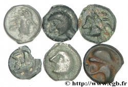 SÉNONS (région de Sens) Lot de 6 potins