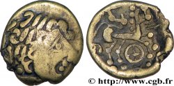 SÉQUANI - HELVETII, Unspecified (Current Switzerland) Quart de statère au cheval et à la rouelle