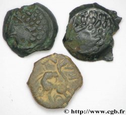 GALLIA BELGICA - LINGONES (Región de Langres) Lot de 3 bronzes EKPITO