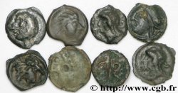 GAULE BELGIQUE - CELTIQUE Lot de 8 potins à étudier