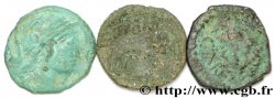 SOUTH-EASTERN OF THE GAULE Lot de 3 petits bronzes