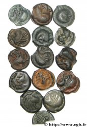 GAULE BELGIQUE - CELTIQUE Lot de 15 potins