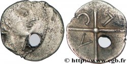 NEMAUSUS - NÎMES Obole VOLC AR, perforation votive TTB+/SUP