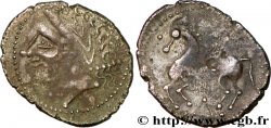 GALLIA - SANTONES / MID-WESTERN, Unspecified Drachme à la couronne en chevrons et au triangle