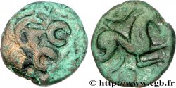 VIROMANDUI (Région du Vermandois) Bronze, imitation du statère d or à l epsilon