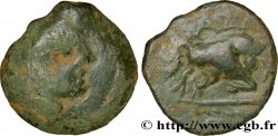 MASSALIA - MARSEILLES Bronze au taureau (hémiobole ?), à la palme