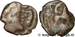 GALLIA BELGICA - BELLOVACI, Inciertas Bronze imitant les drachmes carnutes LT. 6017