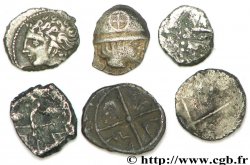 MASSALIA - MARSEILLE Lot d’oboles variées (6 monnaies)