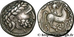 CELTES DU DANUBE - IMITATIONS DES TÉTRADRACHMES DE PHILIPPE II ET DE SES SUCCESSEURS Tétradrachme “au monogramme d’Audoléon” et au triskèle - collection Trampitsch