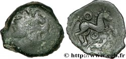 GALLIA - AULERCI EBUROVICES (Area of Évreux) Bronze au cheval et au sanglier
