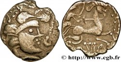 BAÏOCASSES (Région de Bayeux) Statère d’argent aux lyres