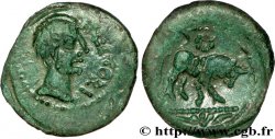 GALLIA - SANTONES / CENTROVESTE - Incerti Bronze ATECTORI (quadrans)