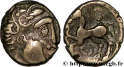 LEMOVICES / BITURIGES, INCERTAINES Quart de statère au cheval et aux annelets