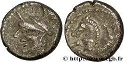 ALLOBROGES (Région du Dauphiné) Denier à l’hippocampe, tête à gauche