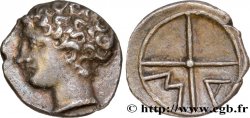 MASSALIA - MARSEILLE Obole MA, tête à gauche AU