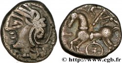 GALLIA BELGICA - LINGONES (Area of Langres) Denier KALETEDOY à la rouelle XF/AU
