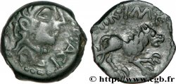 RÈMES / CARNUTES, Incertaines Bronze AOIIDIACI / A.HIR.IMP au lion