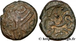 AMBIANI (Area of Amiens) Bronze du type du denier scyphate BN. 8500