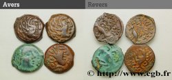 SÉNONS (région de Sens) Lot de 4 bronzes à l’oiseau, classes variées