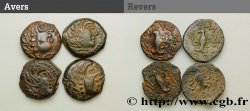 SÉNONS (région de Sens) Lot de 4 bronzes à l’oiseau, classes variées